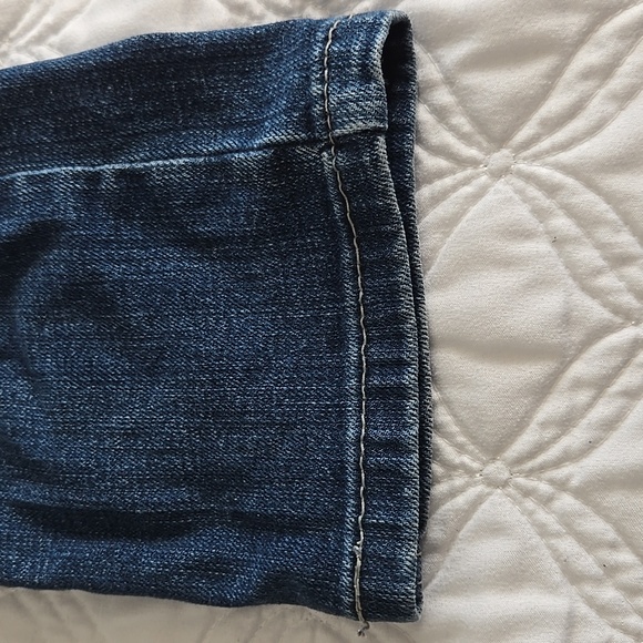 Levi's 524 Too Superlow Distressed Jeans 9M W29 L32 - Picture 6 of 14